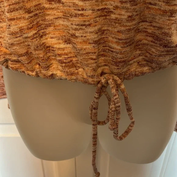 Aerie sz XS Cozy Lounge Crop Top LS Tie Waist GUC B131 - Picture 2 of 7